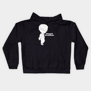 you are a heart breaker Kids Hoodie